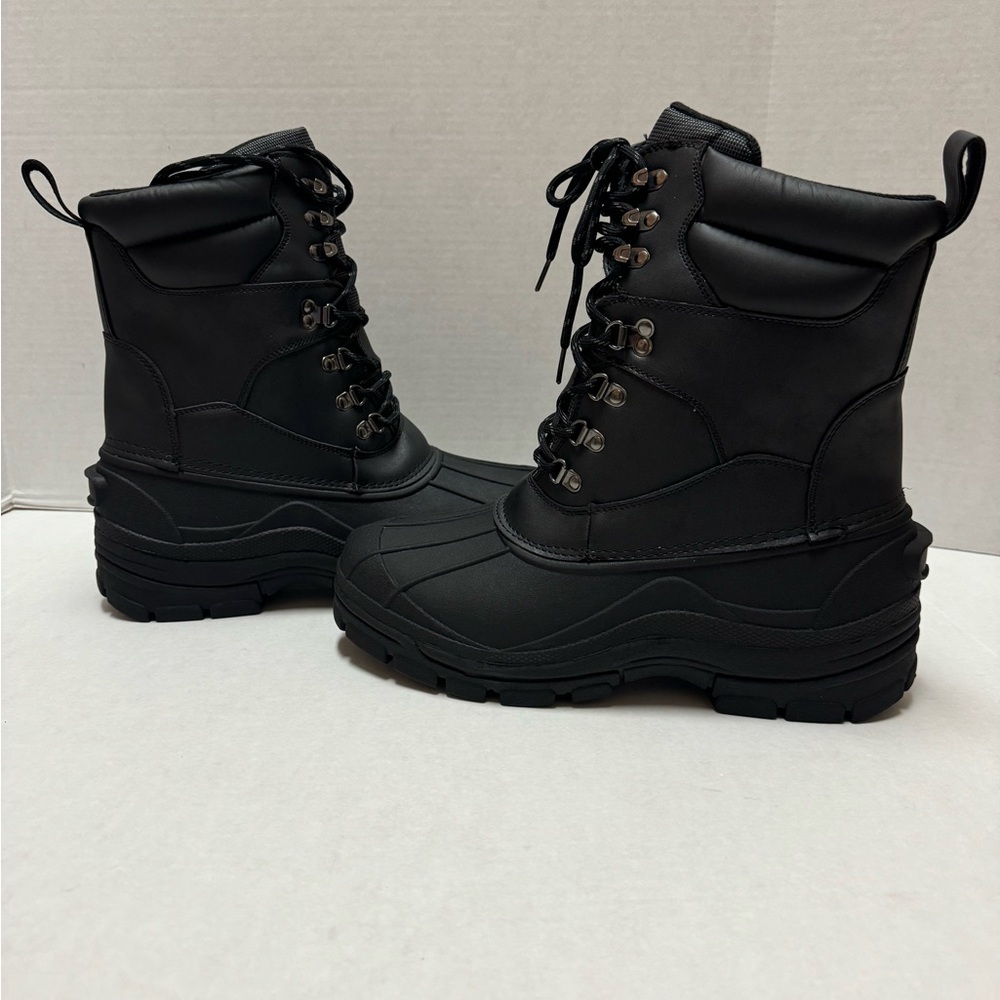 Aleader Men’s Waterproof Winter Snow Boots Thinsulate Size 11